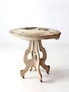antique Victorian East Lake style accent table