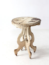 antique Victorian East Lake style accent table