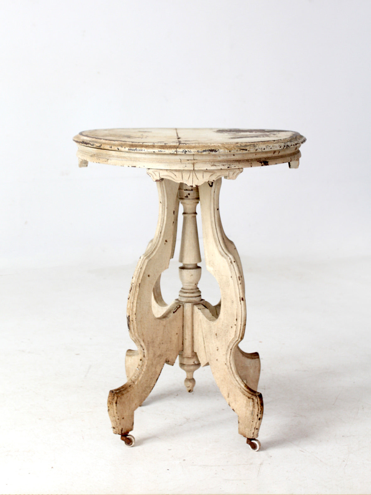 antique Victorian East Lake style accent table