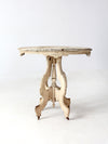 antique Victorian East Lake style accent table