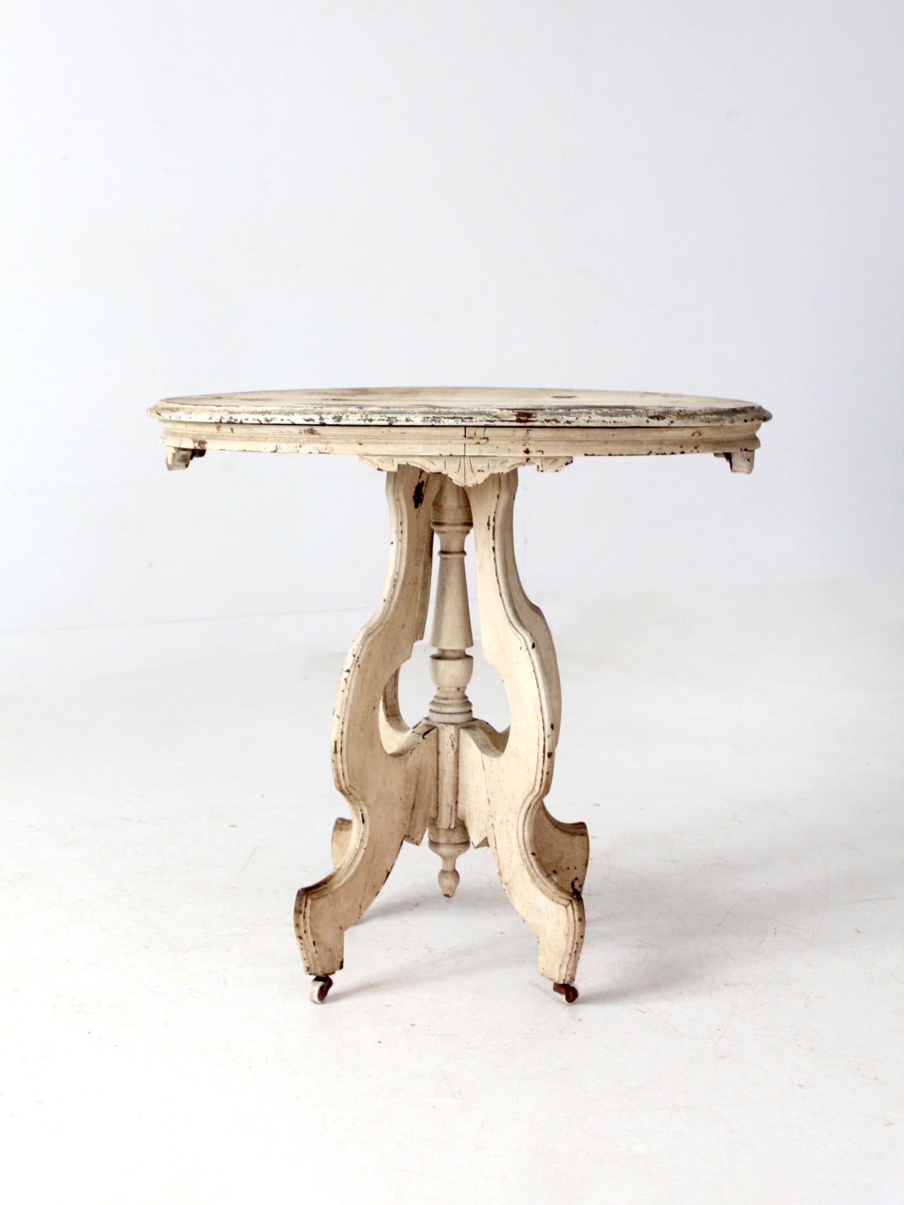 antique Victorian East Lake style accent table