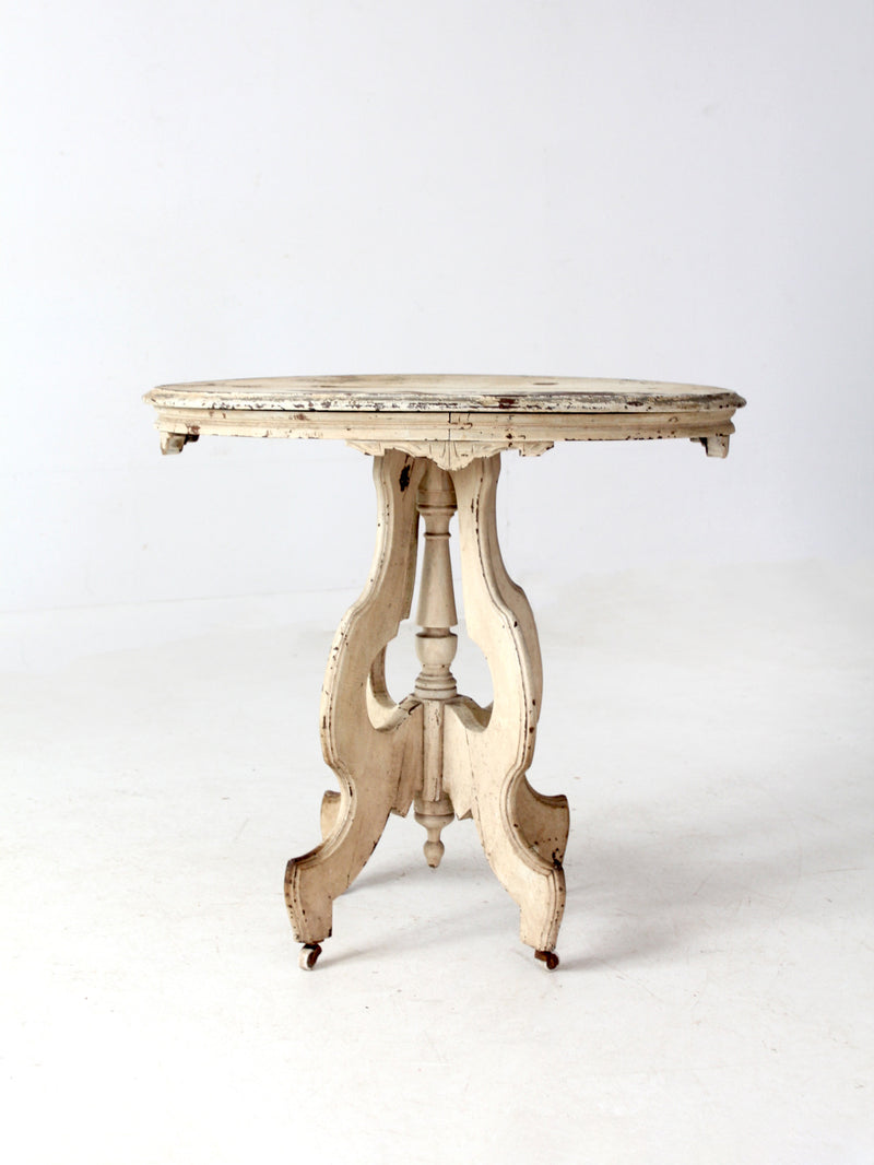 antique Victorian East Lake style accent table