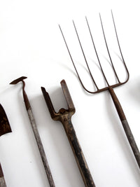 antique garden tool collection