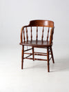 antique captain's chair