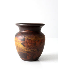 mid century Royal Haeger Earthen Wrap pottery vase