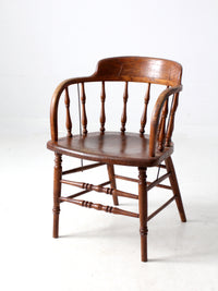 antique captain's chair