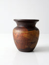 mid century Royal Haeger Earthen Wrap pottery vase