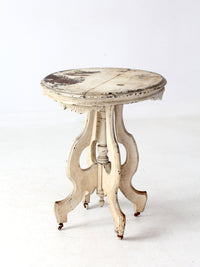 antique Victorian East Lake style accent table