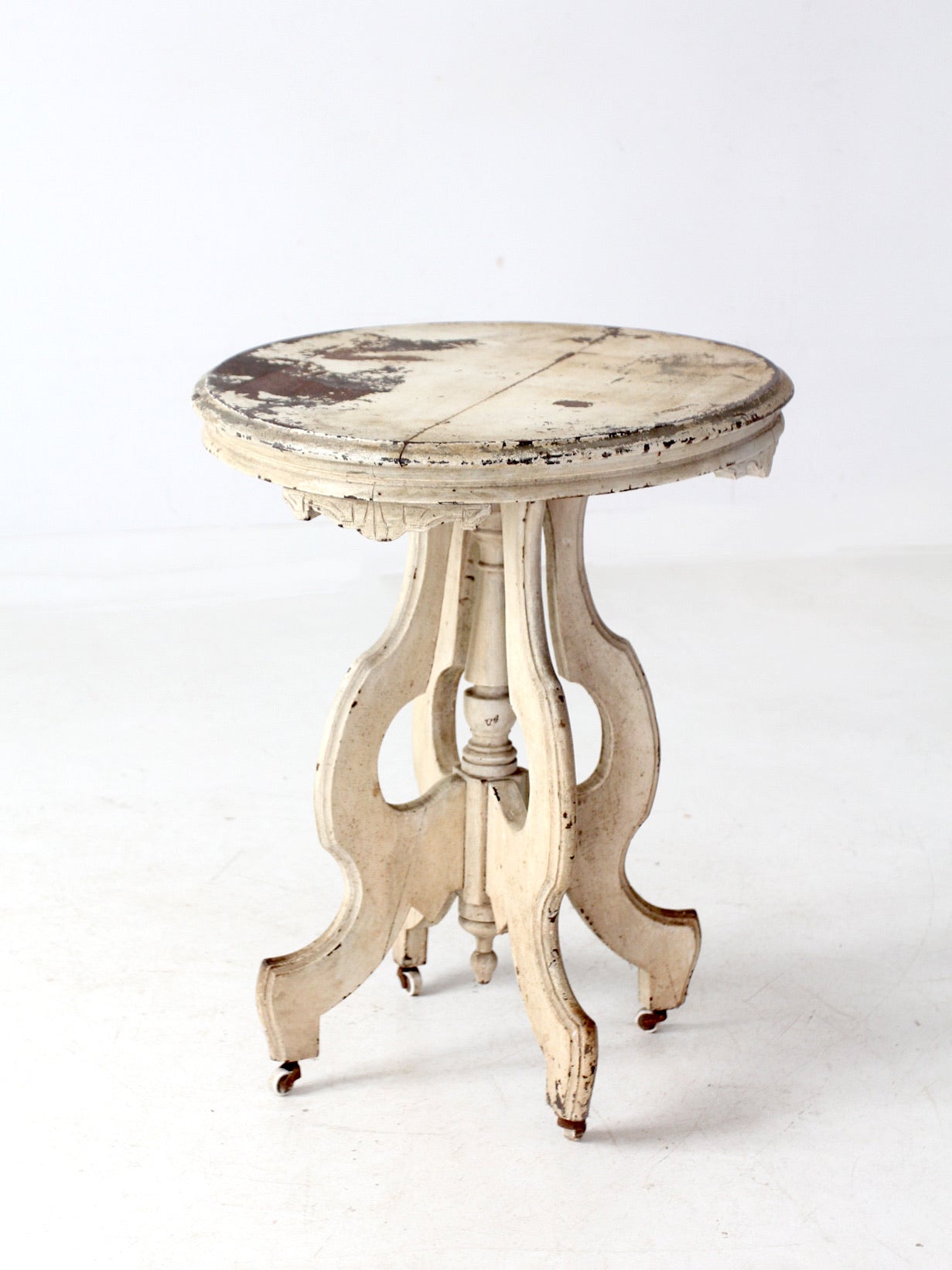 antique Victorian East Lake style accent table