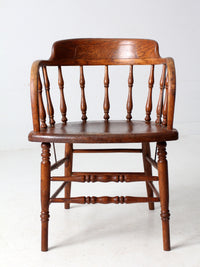 antique captain's chair