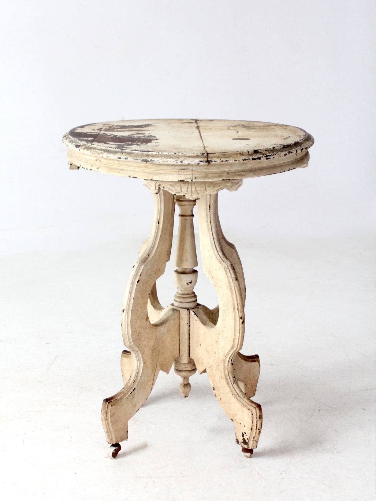 antique Victorian East Lake style accent table