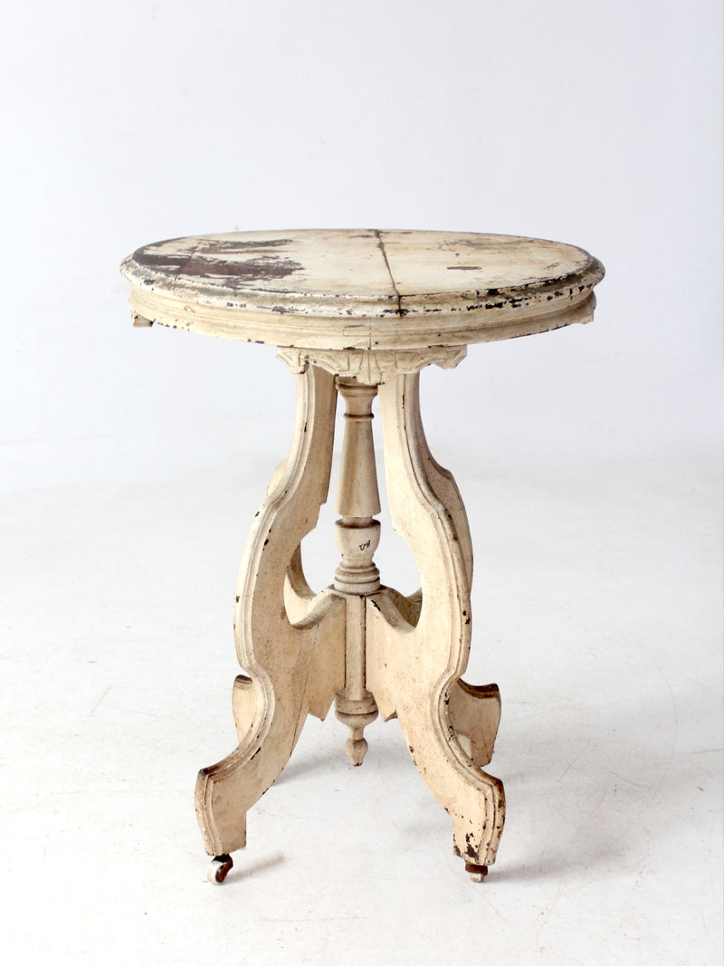 antique Victorian East Lake style accent table