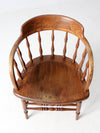 antique captain's chair