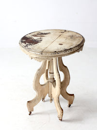 antique Victorian East Lake style accent table