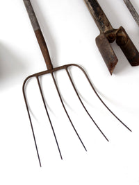 antique garden tool collection