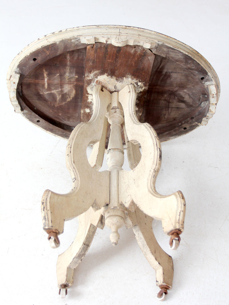 antique Victorian East Lake style accent table