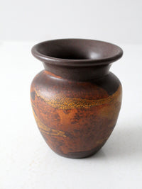 mid century Royal Haeger Earthen Wrap pottery vase