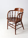 antique captain's chair