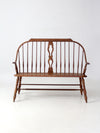 vintage Temple Stuart “Scout Collection” bow-back windsor bench
