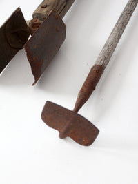 antique garden tool collection