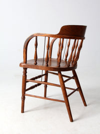 antique captain's chair