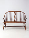 vintage Temple Stuart “Scout Collection” bow-back windsor bench