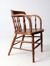 antique captain's chair