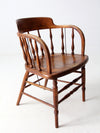 antique captain's chair
