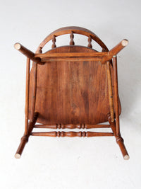antique captain's chair