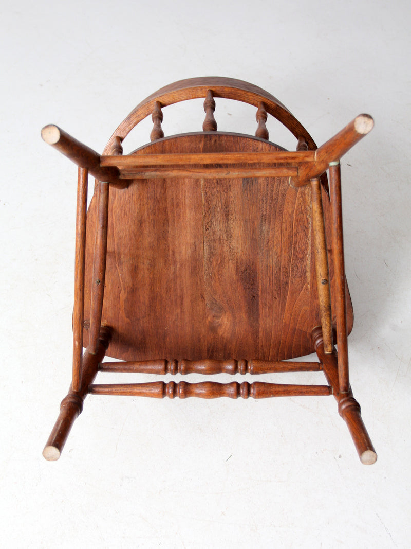 antique captain's chair