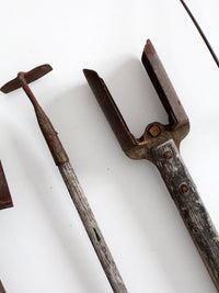 antique garden tool collection