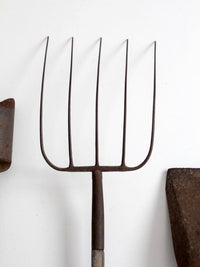 antique garden tool collection