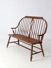 vintage Temple Stuart “Scout Collection” bow-back windsor bench