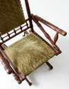 antique Victorian rocking chair