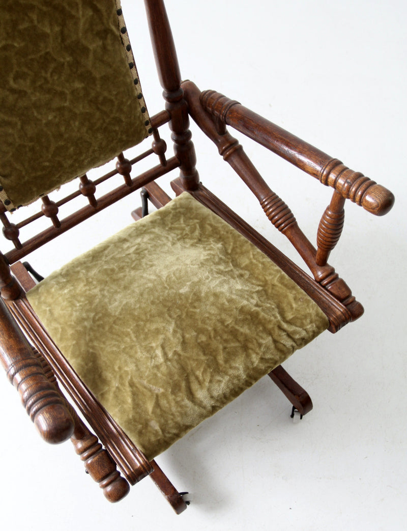 antique Victorian rocking chair