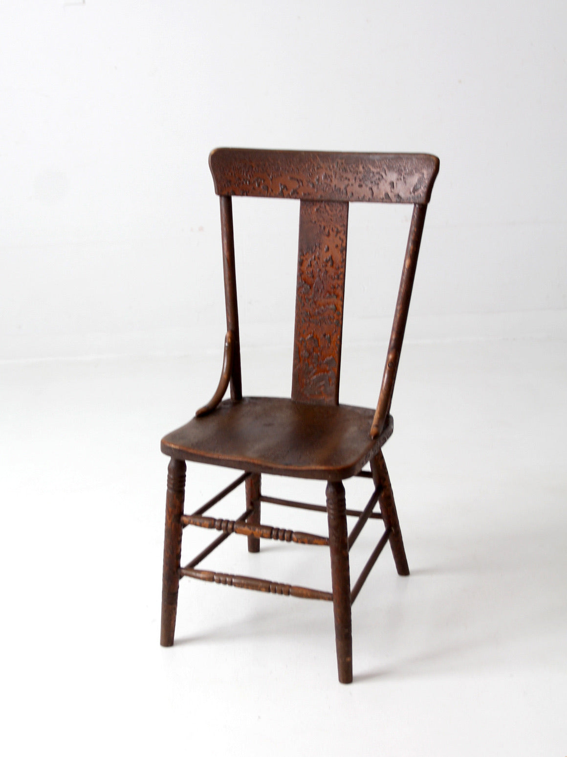 antique splat-back side chair