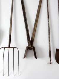 antique garden tool collection