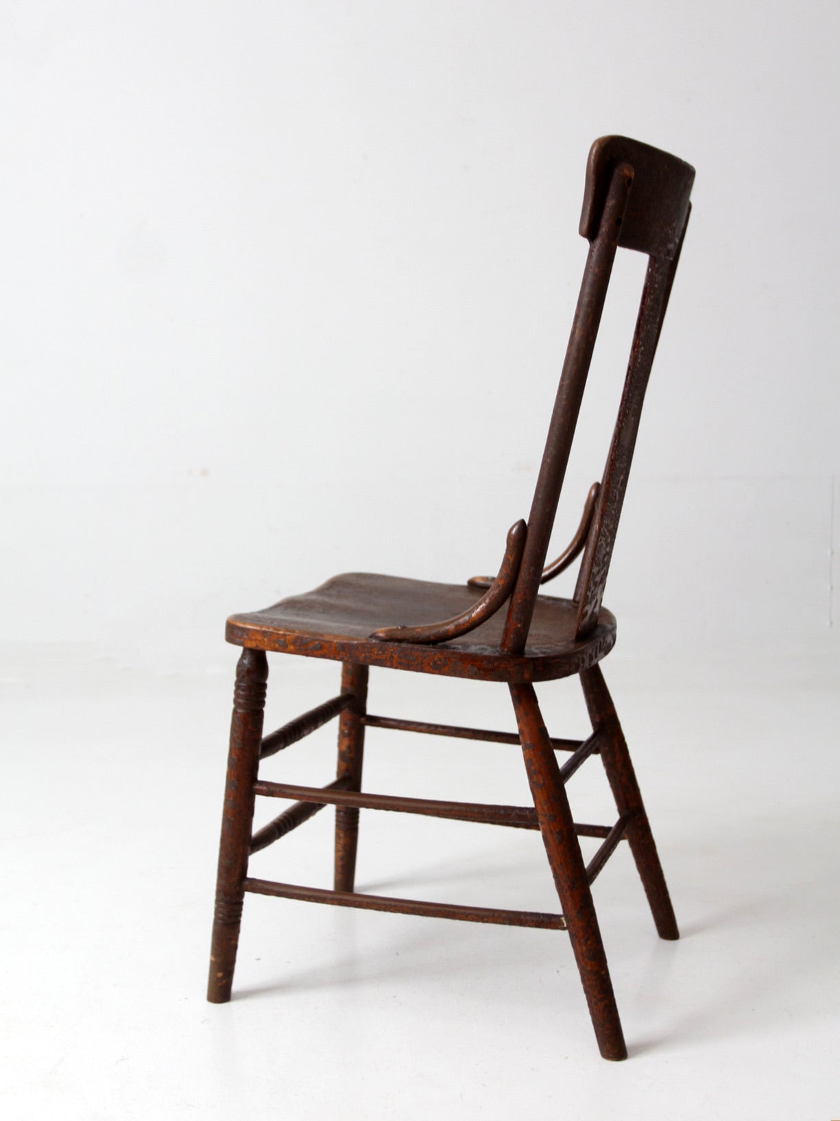 antique splat-back side chair