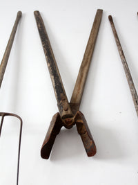 antique garden tool collection