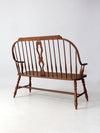 vintage Temple Stuart “Scout Collection” bow-back windsor bench
