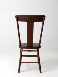 antique splat-back side chair