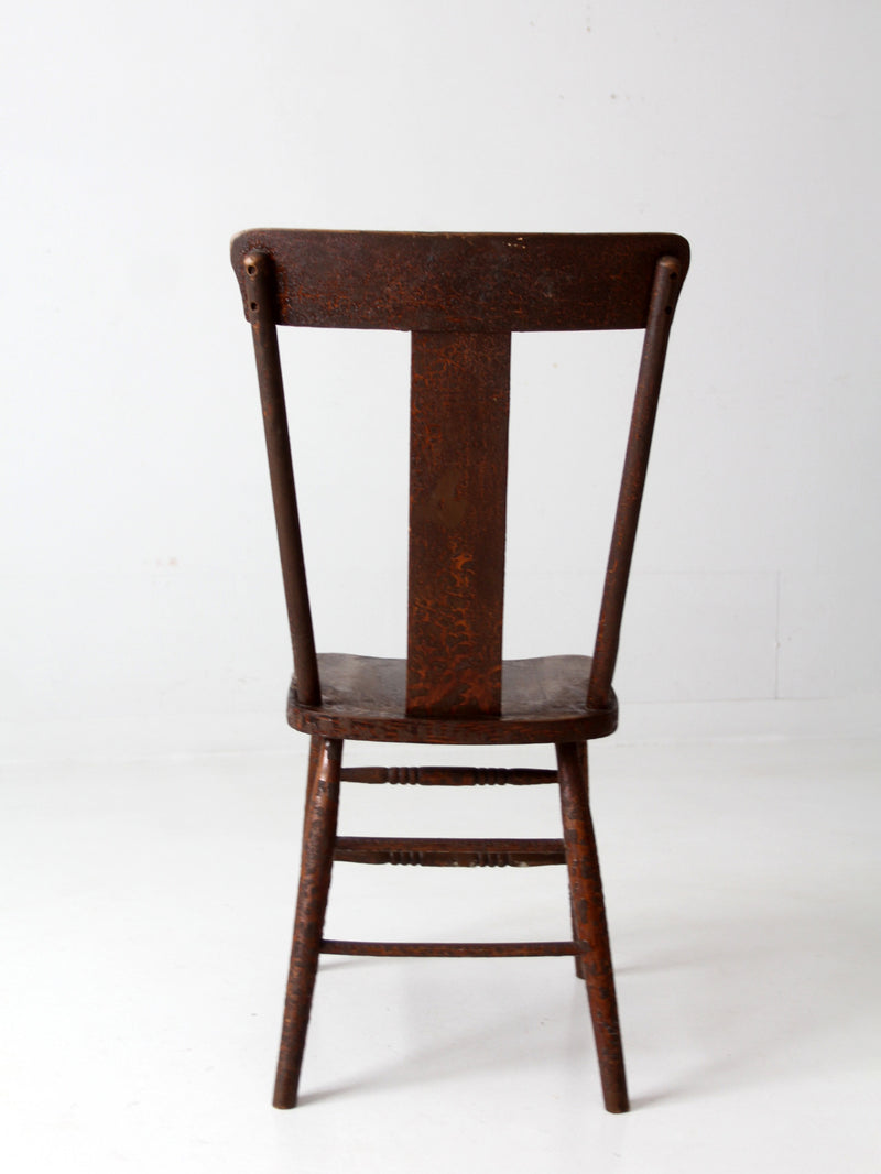antique splat-back side chair