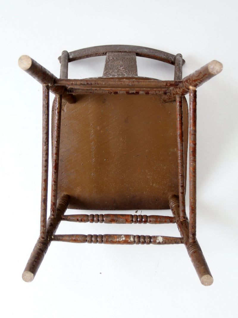 antique splat-back side chair