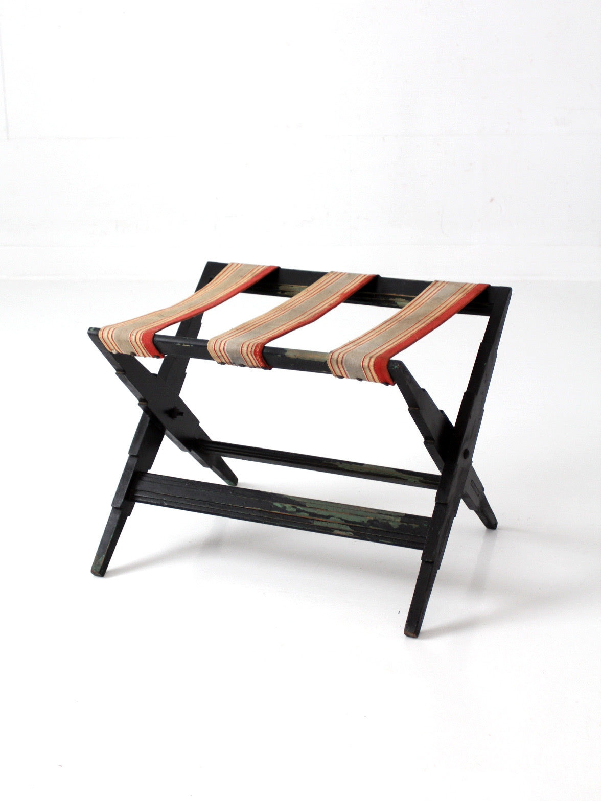 1930s folding hotel luggage rack