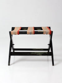 1930s folding hotel luggage rack