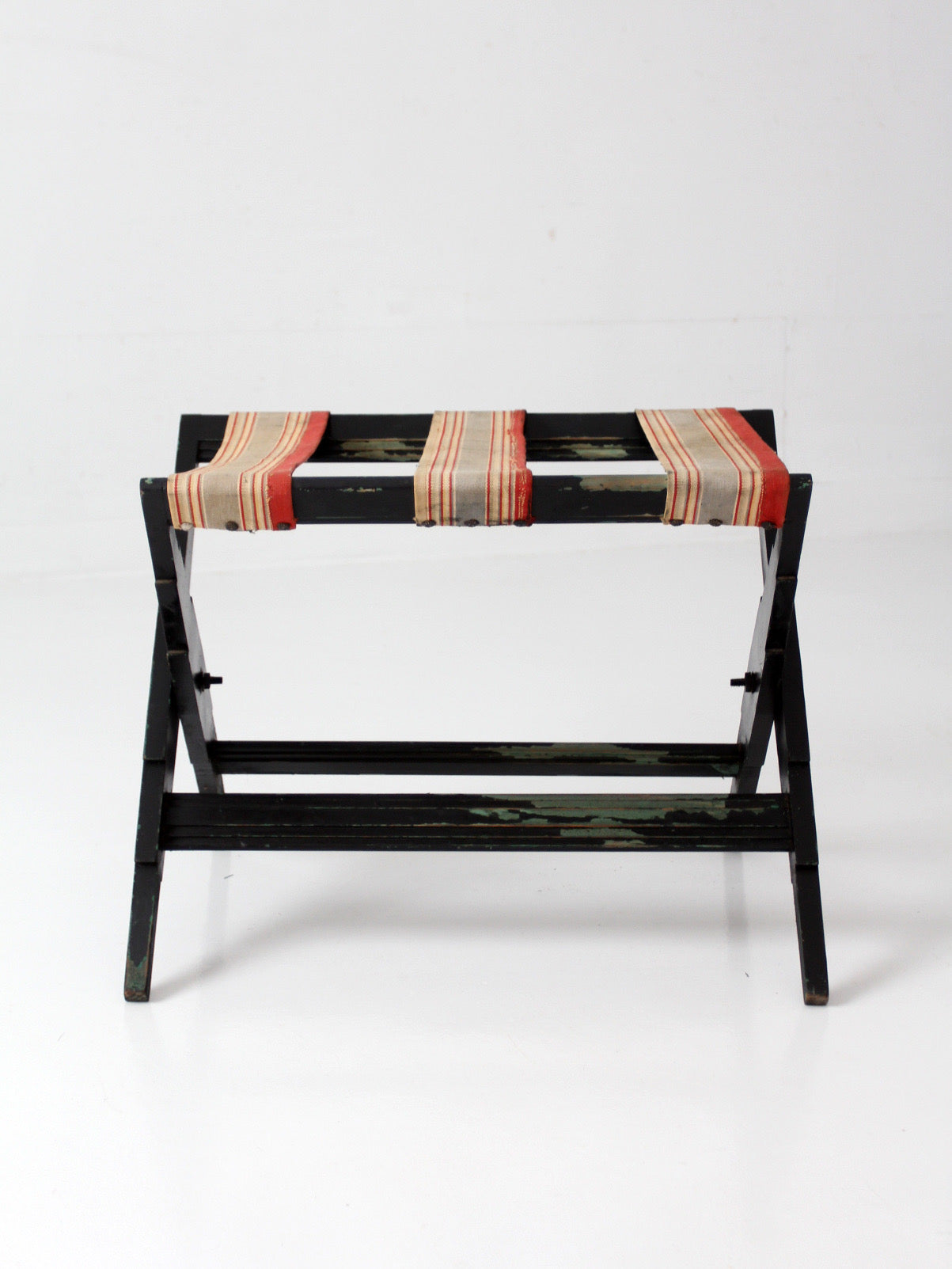 1930s folding hotel luggage rack