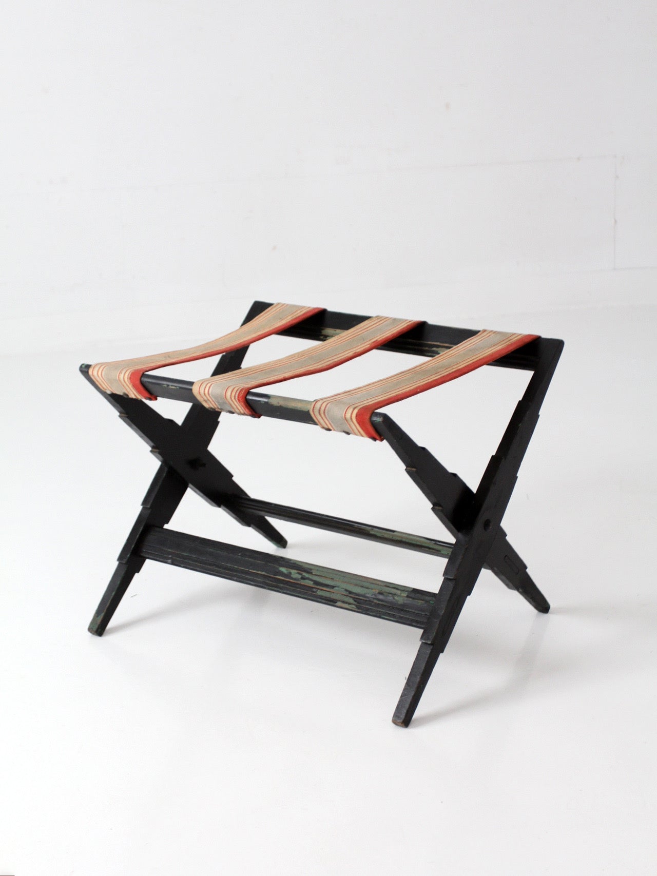 1930s folding hotel luggage rack
