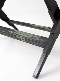 1930s folding hotel luggage rack