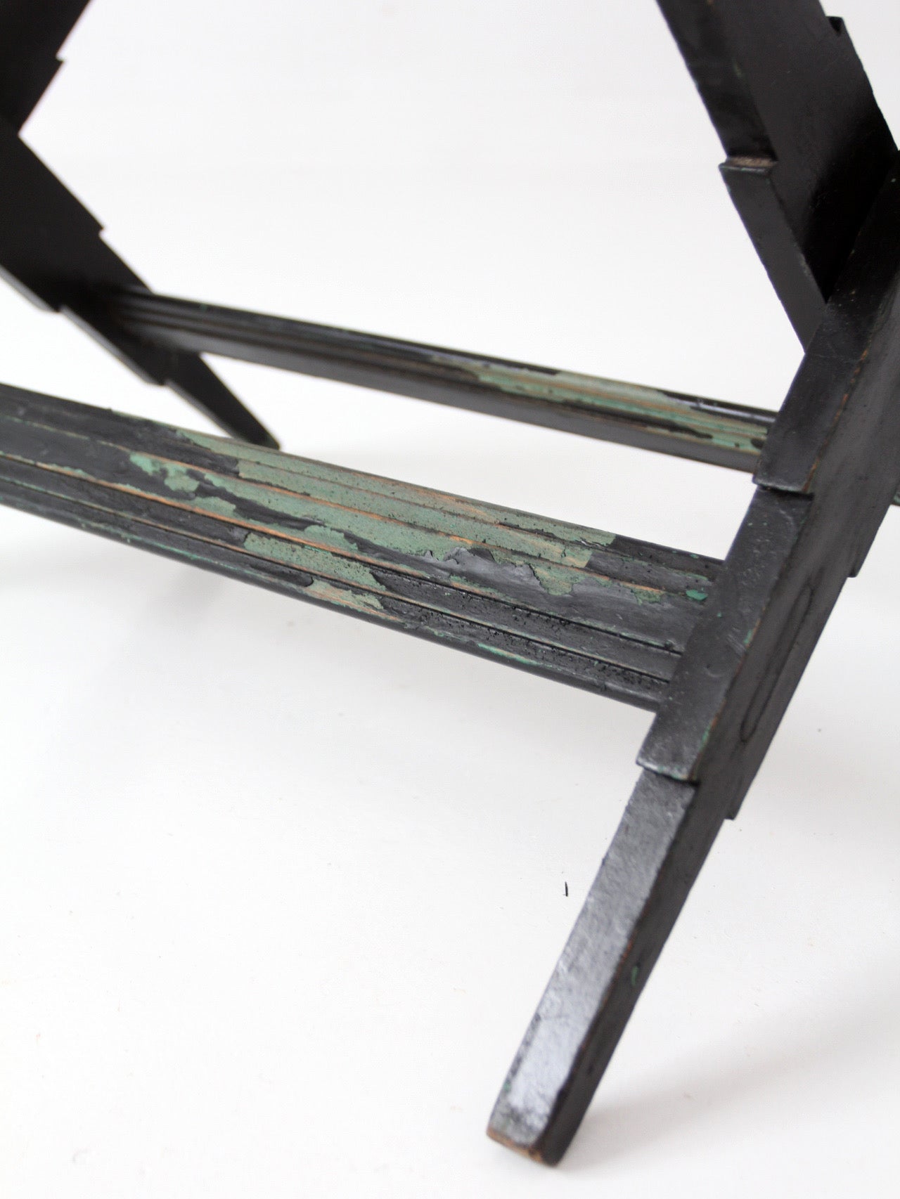 1930s folding hotel luggage rack