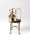 antique children's ice cream parlor chair